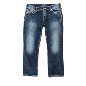 Silver Jeans Suki Capri 0372